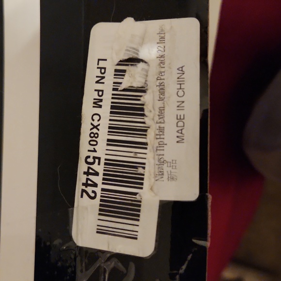 Niawigs Tip Hair Extensions Micro Links 100 strands 22 inches Natural black - Picture 8 of 9